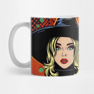 Witch and her cat Mug